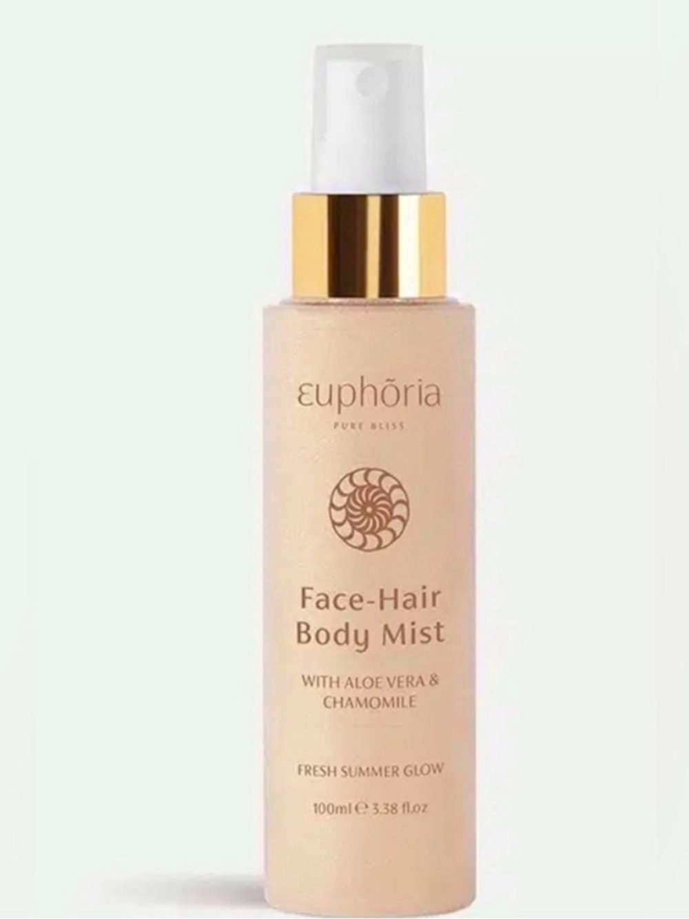 Euphoria Face-Hair Body Mist in Beige — Hydrating Glow Spray